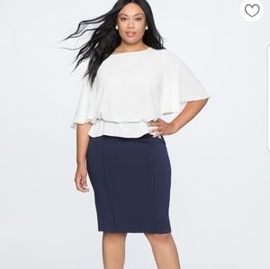 Brand new eloquii 9 to 5 layering top